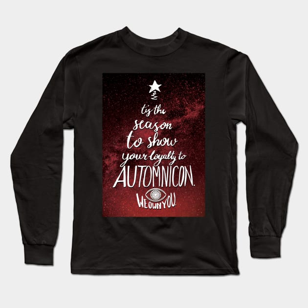 Merry Brucemas from Automnicon Long Sleeve T-Shirt by Battle Bird Productions